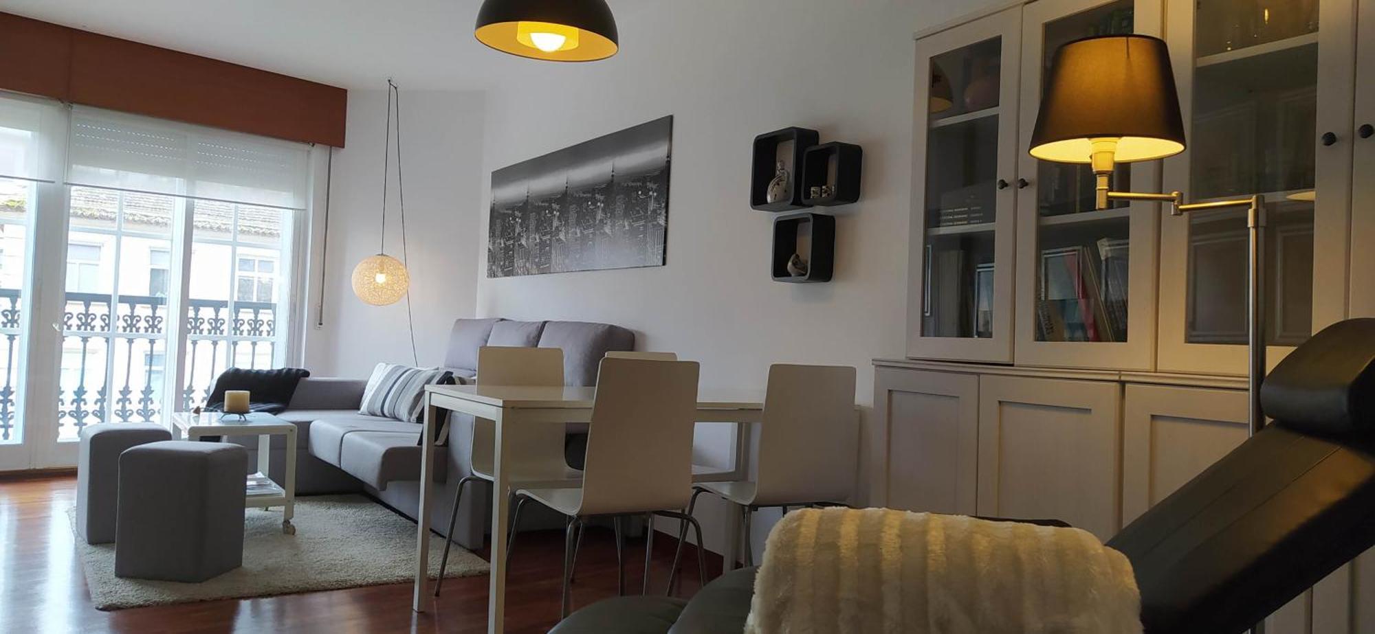 Moderno Y Luminoso 2 Dormitorios Con Todas Las Comodidades En Pontevedra Ciudad Eksteriør bilde